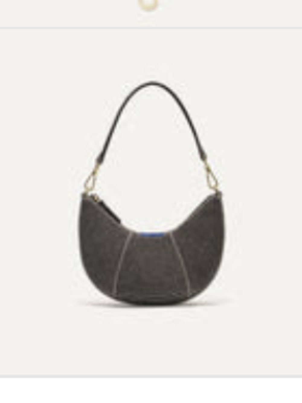 Rothy’s mini crescent bag star studded with matching crossbody strap NWT